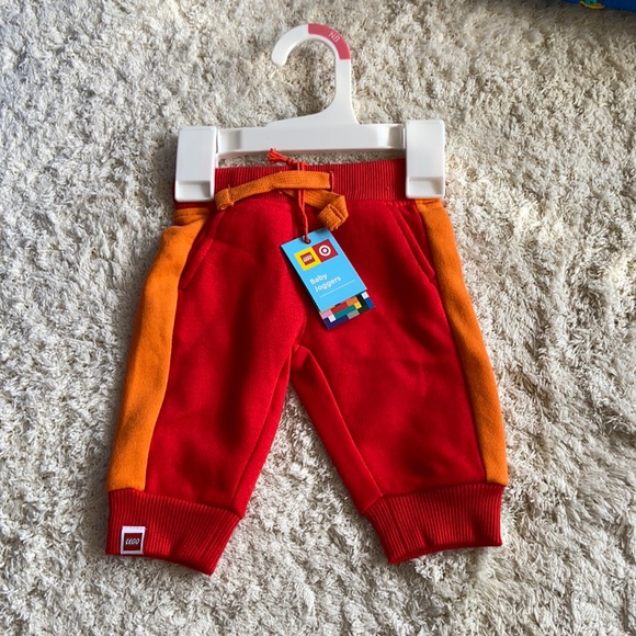 Baby Track Jogger Pants - LEGO® Collection X Target New Born Red- New Born - Picture 2 of 6
